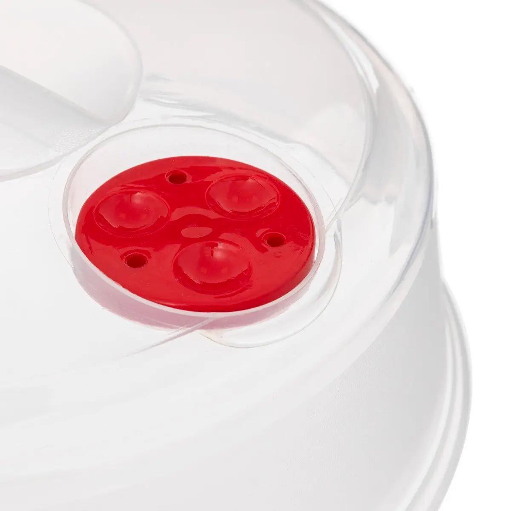 Voir la diapositive 2 : FIVE Cloche pour micro-ondes  ronde  27cm transparent