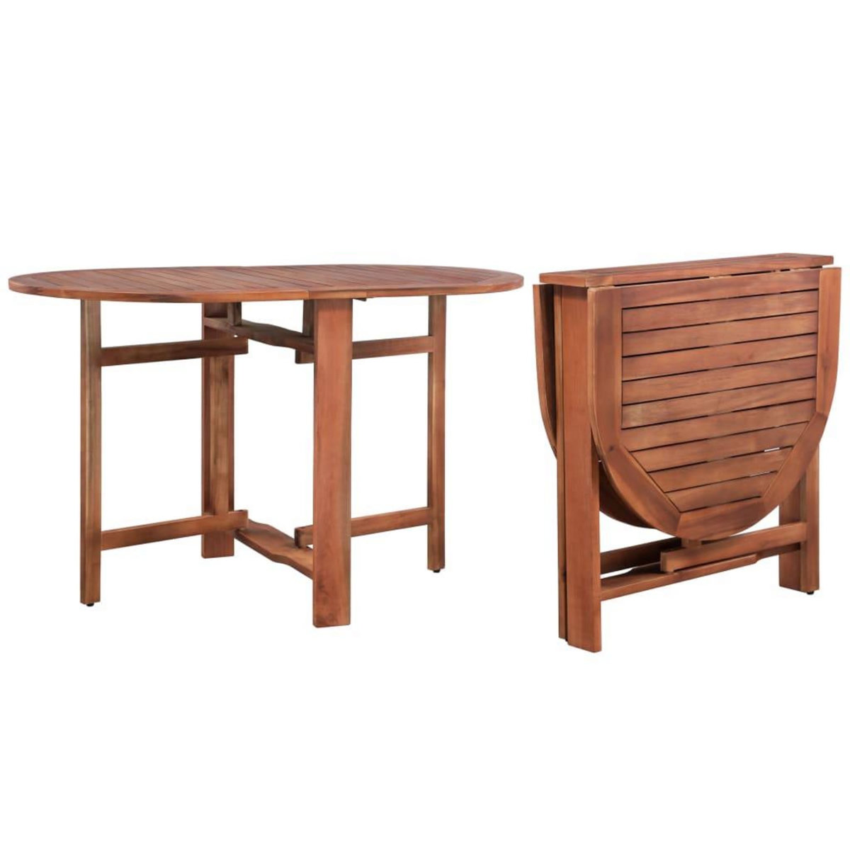 VIDAXL Table de jardin 120x70x74 cm Bois d'acacia massif