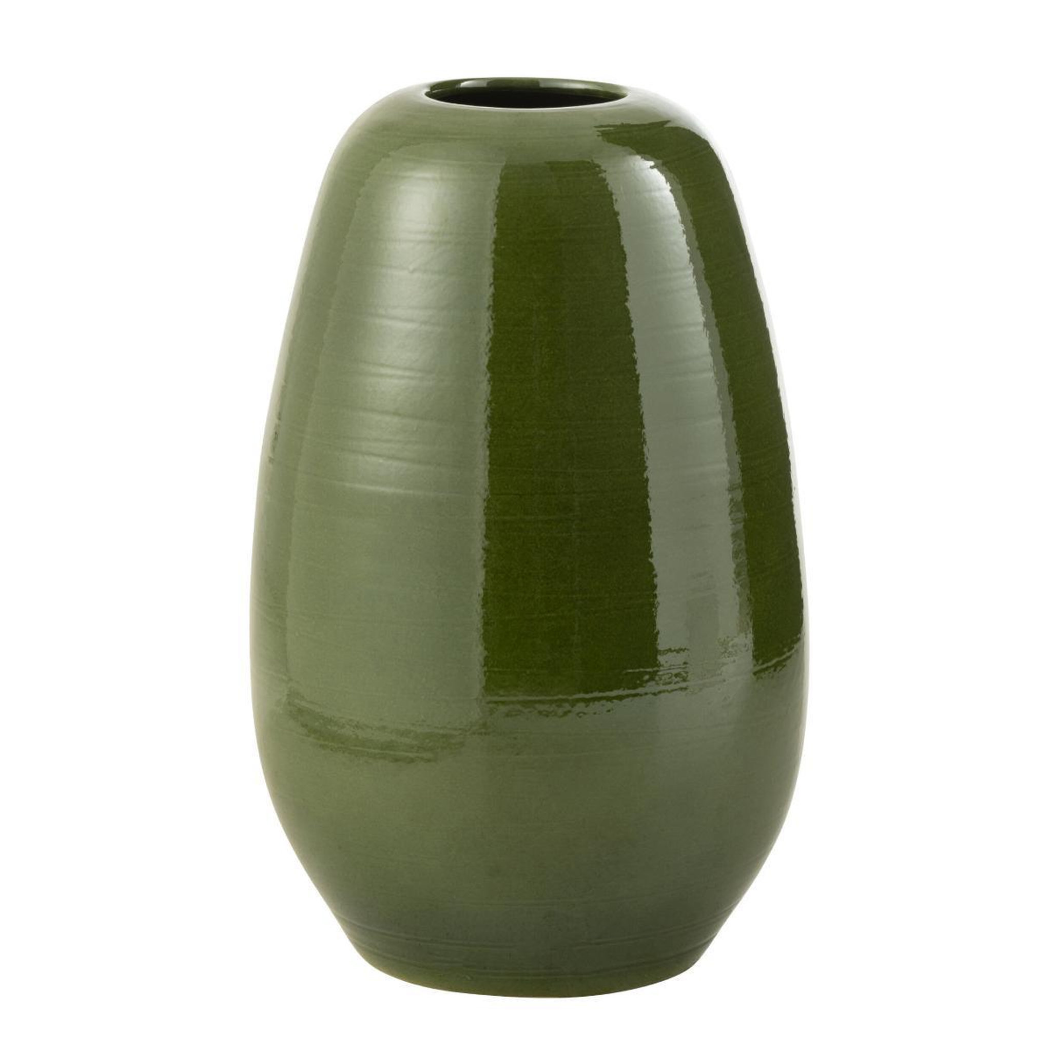 J-LINE Vase design en porcelaine  lola  55cm vert
