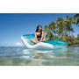 Voir la diapositive 2 : INTEX Matelas gonflable chaise longue INTEX - Asymétrique - Bleu océan - 191 x 99 cm