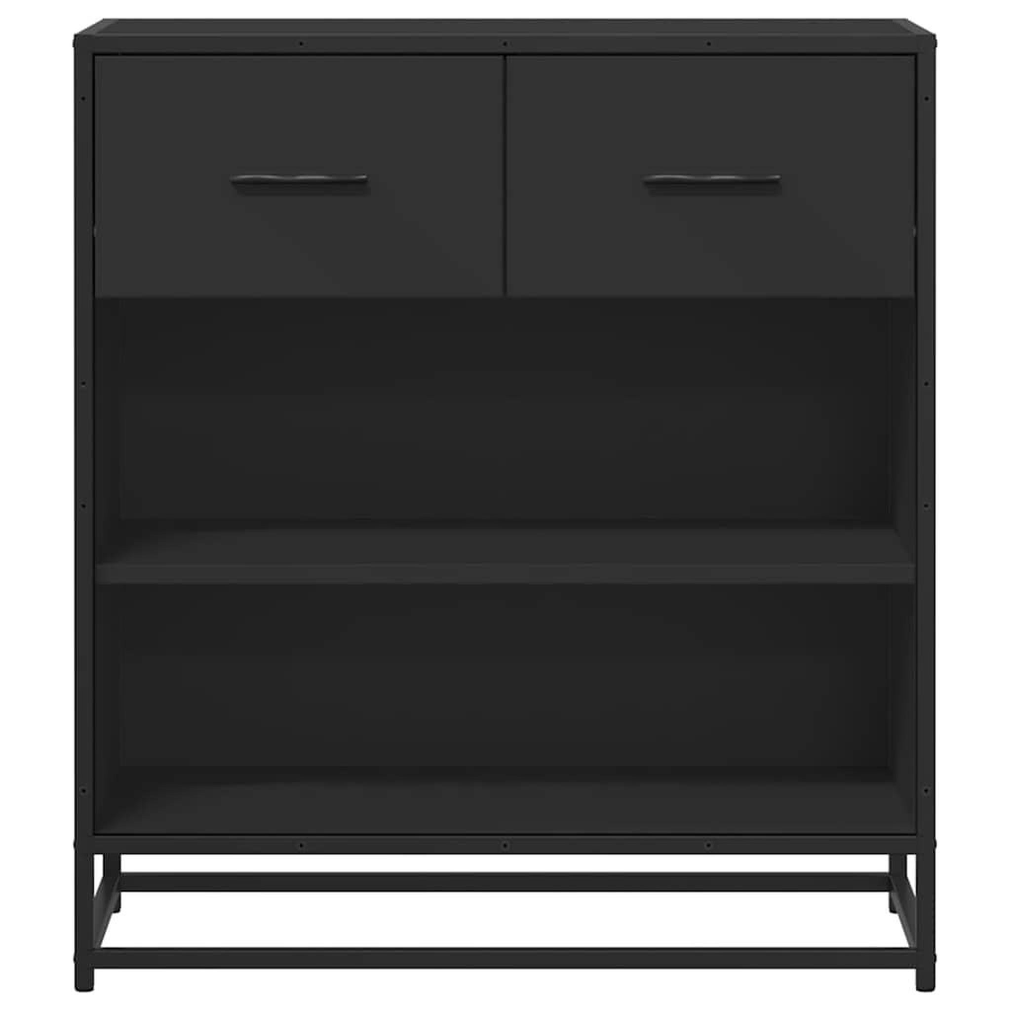 Voir la diapositive 4 : VIDAXL Buffet noir 68x35x76 cm bois d'ingenierie