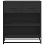 Voir la diapositive 4 : VIDAXL Buffet noir 68x35x76 cm bois d'ingenierie