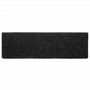 Voir la diapositive 5 : VIDAXL Tapis de marches d'escalier 5 pcs Noir 65x21x4 cm Aiguillete