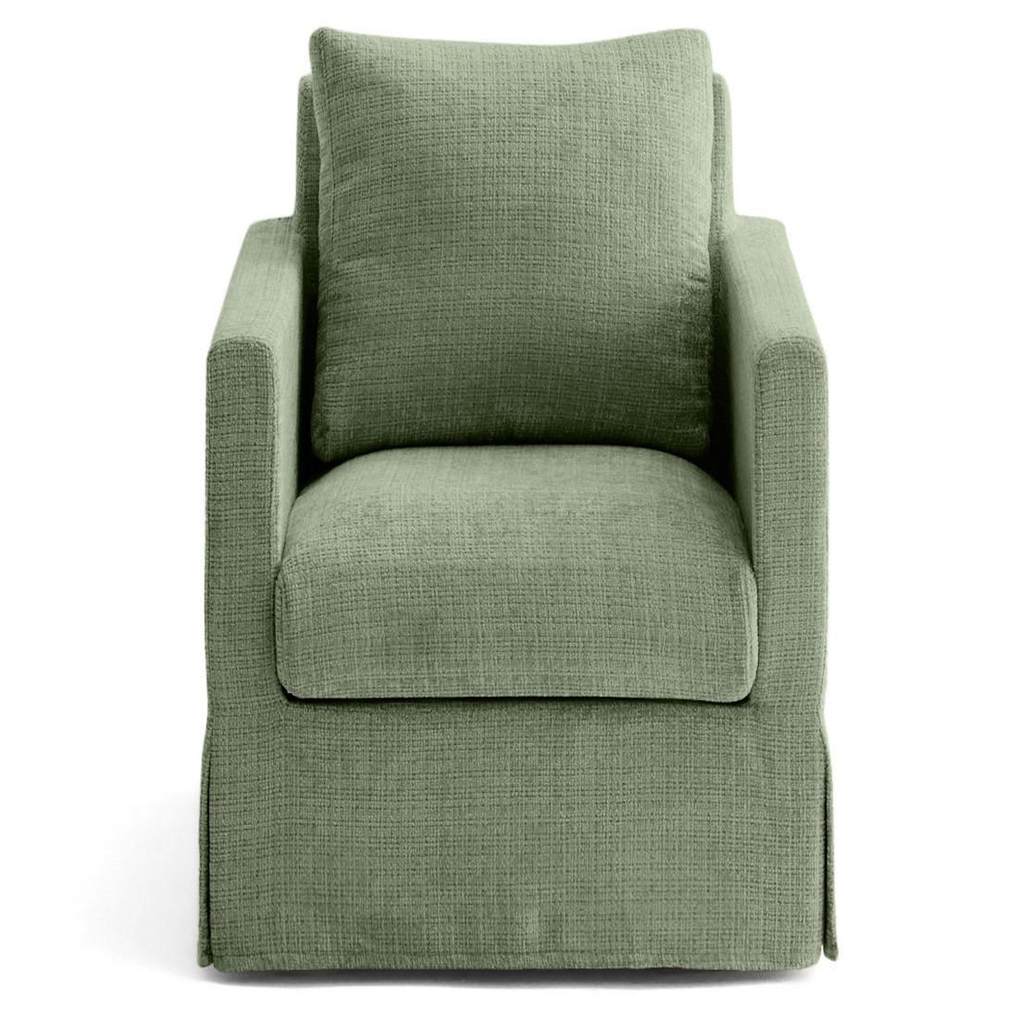 Voir la diapositive 1 : LISA DESIGN Serena - housse en velours texturé pour fauteuil