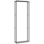 Voir la diapositive 2 : VIDAXL Portant de bois de chauffage Noir mat 110x28x312 cm Acier