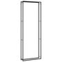 Voir la diapositive 2 : VIDAXL Portant de bois de chauffage Noir mat 110x28x312 cm Acier