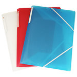 AUCHAN Lot de 3 chemises élastiques 24x32 cm cristal Polypro