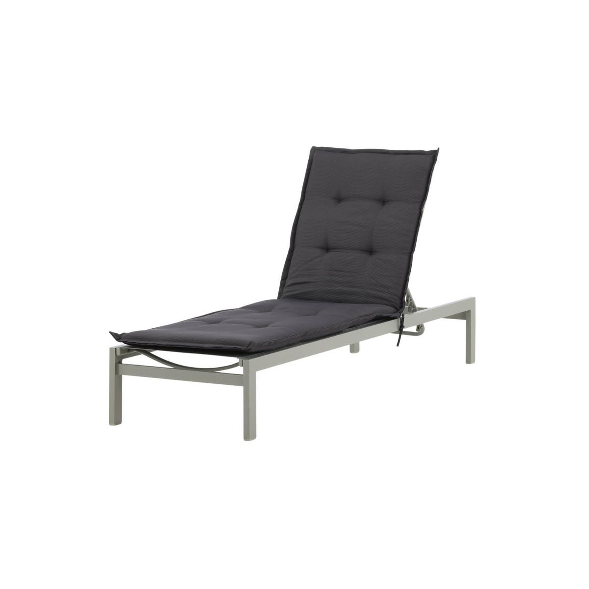 Voir la diapositive 3 : Paris Prix Coussin de chaise longue  hanna  193cm gris foncé