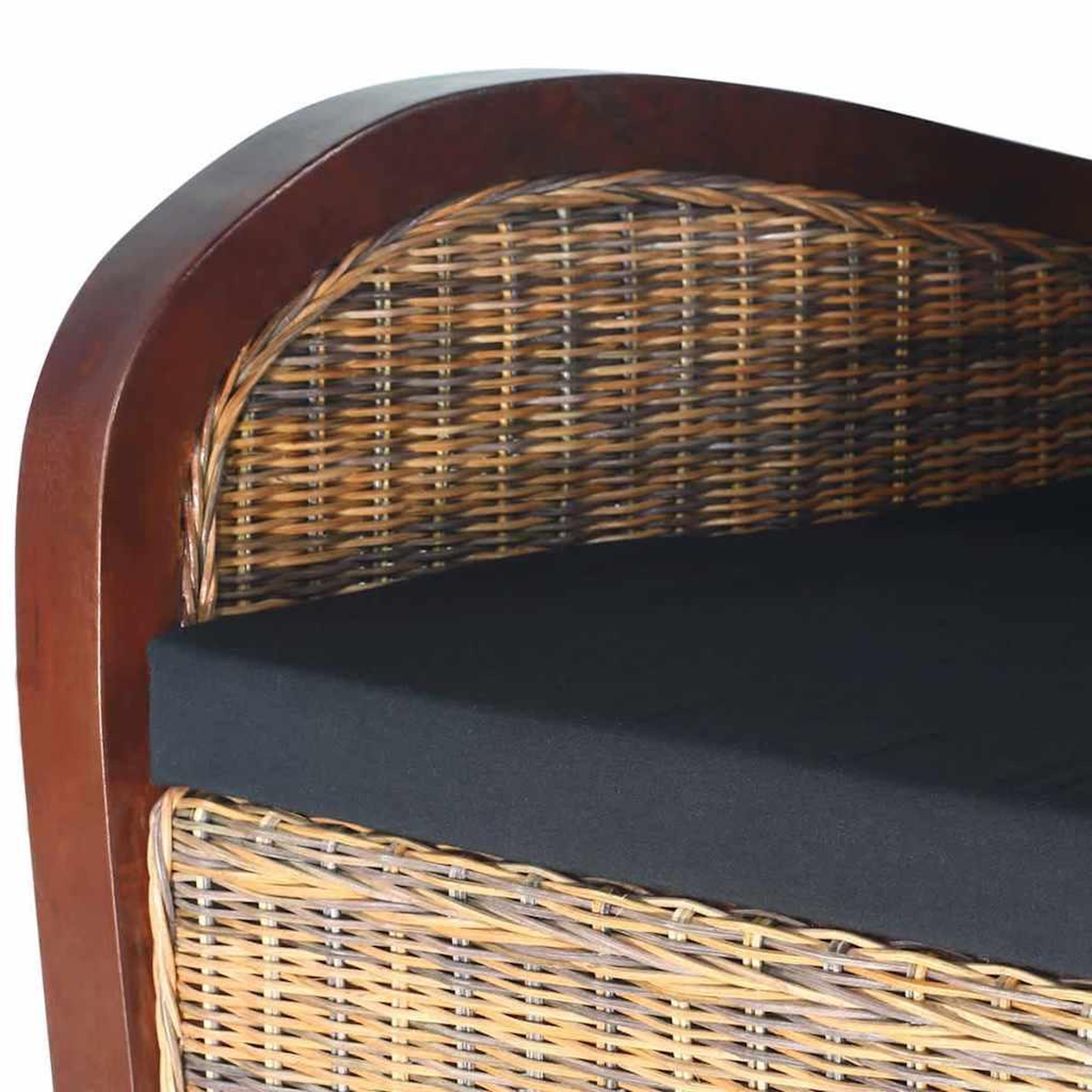 Voir la diapositive 5 : VIDAXL Fauteuil Rotin tisse a la main