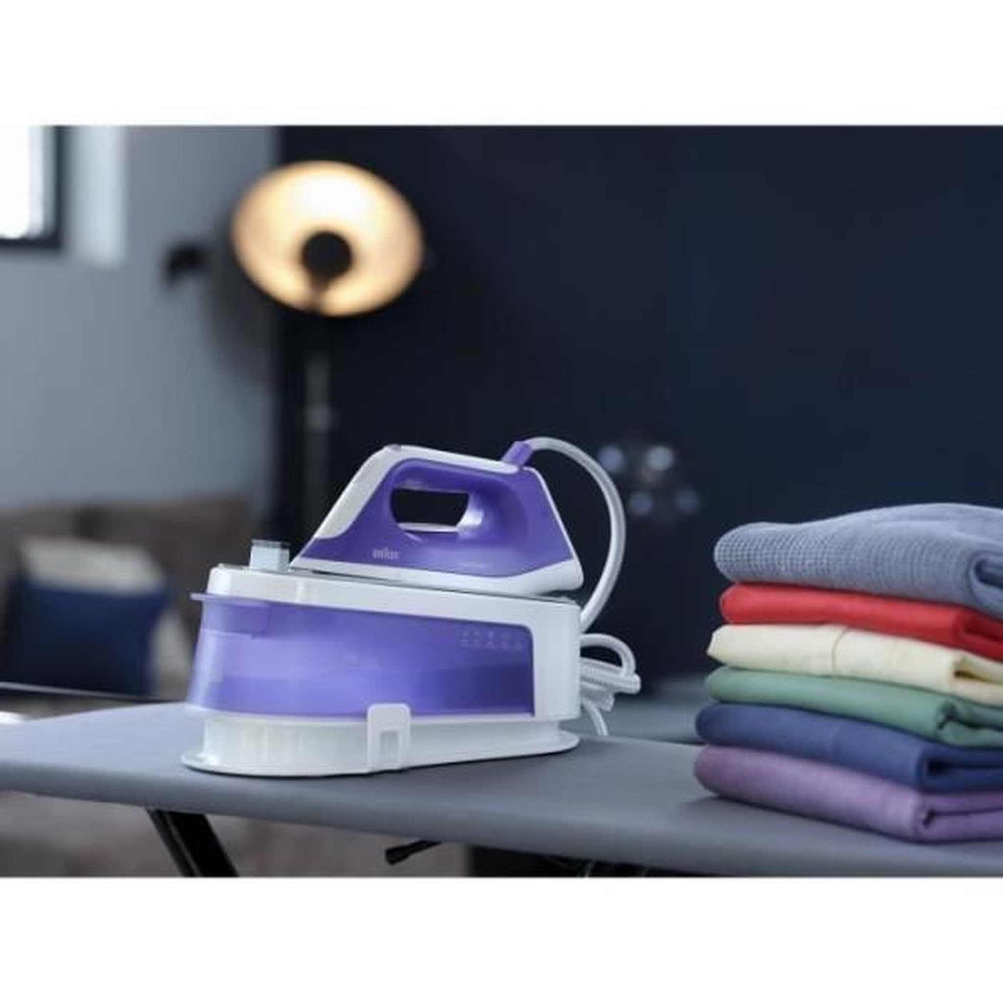 Voir la diapositive 4 : BRAUN Centrale vapeur 6bars 120g/min violet - IS1014VI