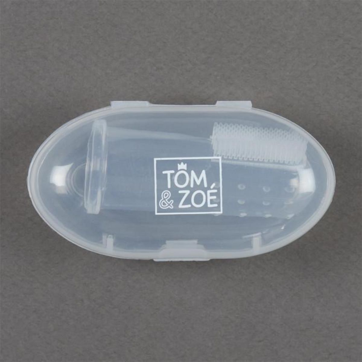 Paris Prix Brosse à Dents Bébé  Silicone  5cm Transparent