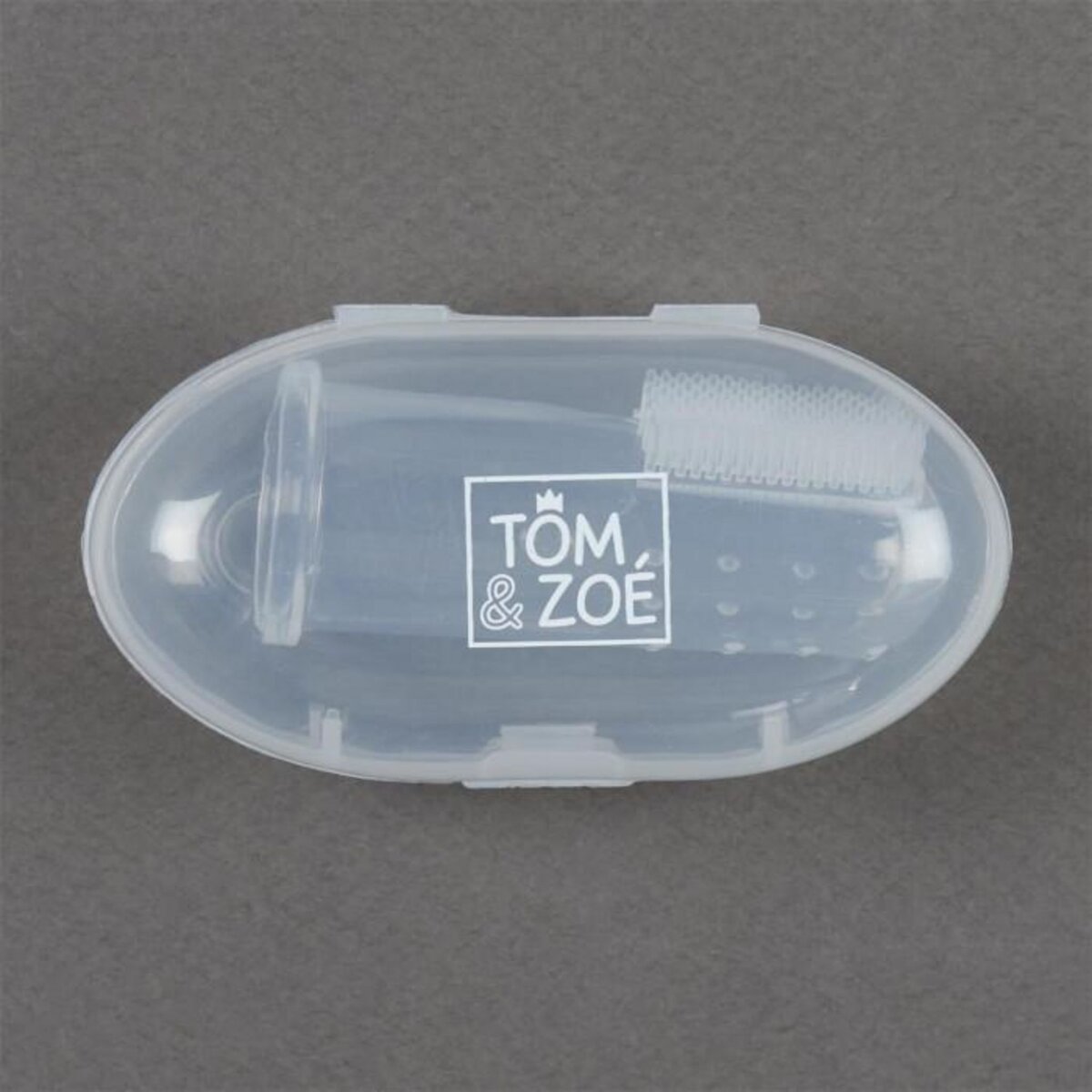 Paris Prix Brosse à Dents Bébé  Silicone  5cm Transparent