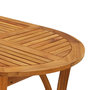 Voir la diapositive 5 : VIDAXL Table de jardin 150x90x75 cm Bois d'acacia solide