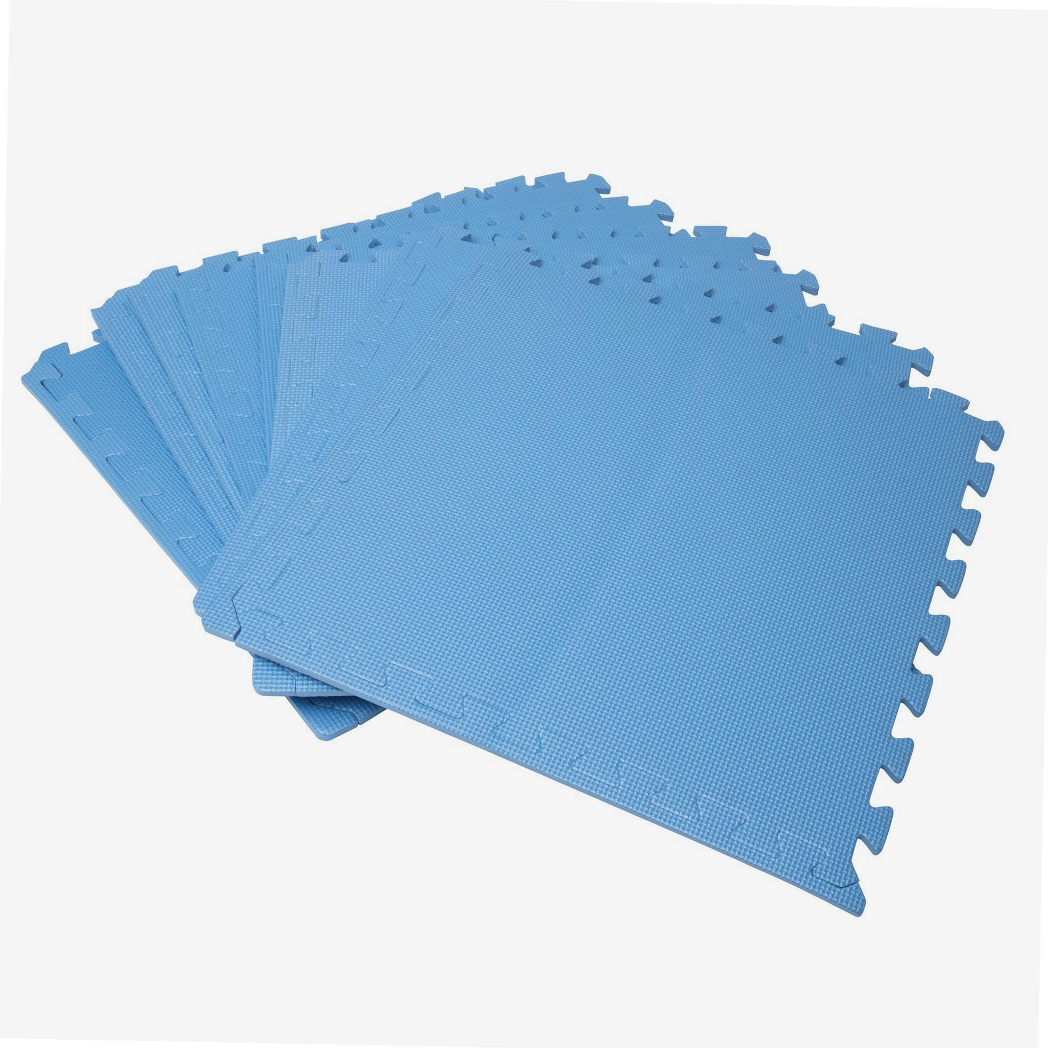 Voir la diapositive 6 : WERKAPRO Dalle pour piscine bleu  50x50cm  1cm épaisseur 8 pièces WERKA PRO