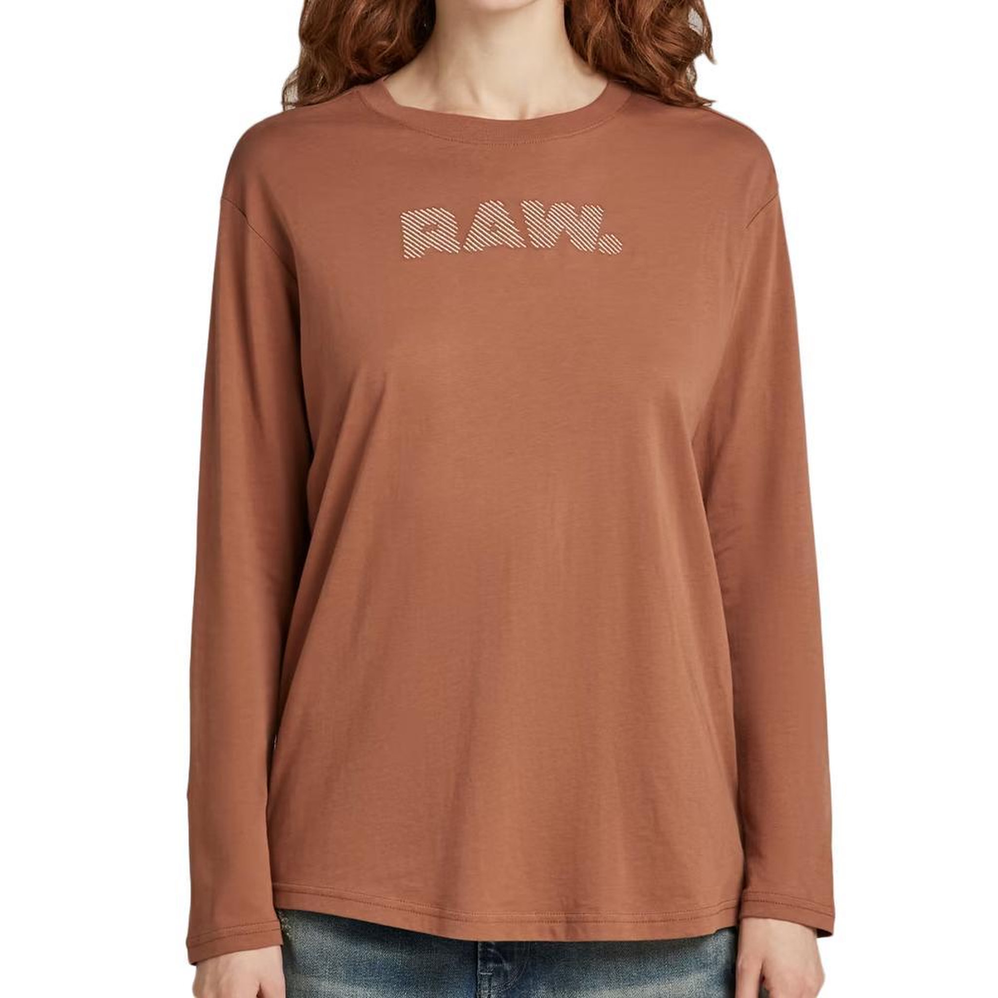 G-Star Raw T-shirt Marron Femme Lash G-Star Raw D22036. Coloris disponibles : Marron