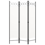 VIDAXL Cloison de separation 3 panneaux blanc 120x180 cm