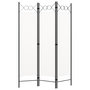 Voir la diapositive 1 : VIDAXL Cloison de separation 3 panneaux blanc 120x180 cm