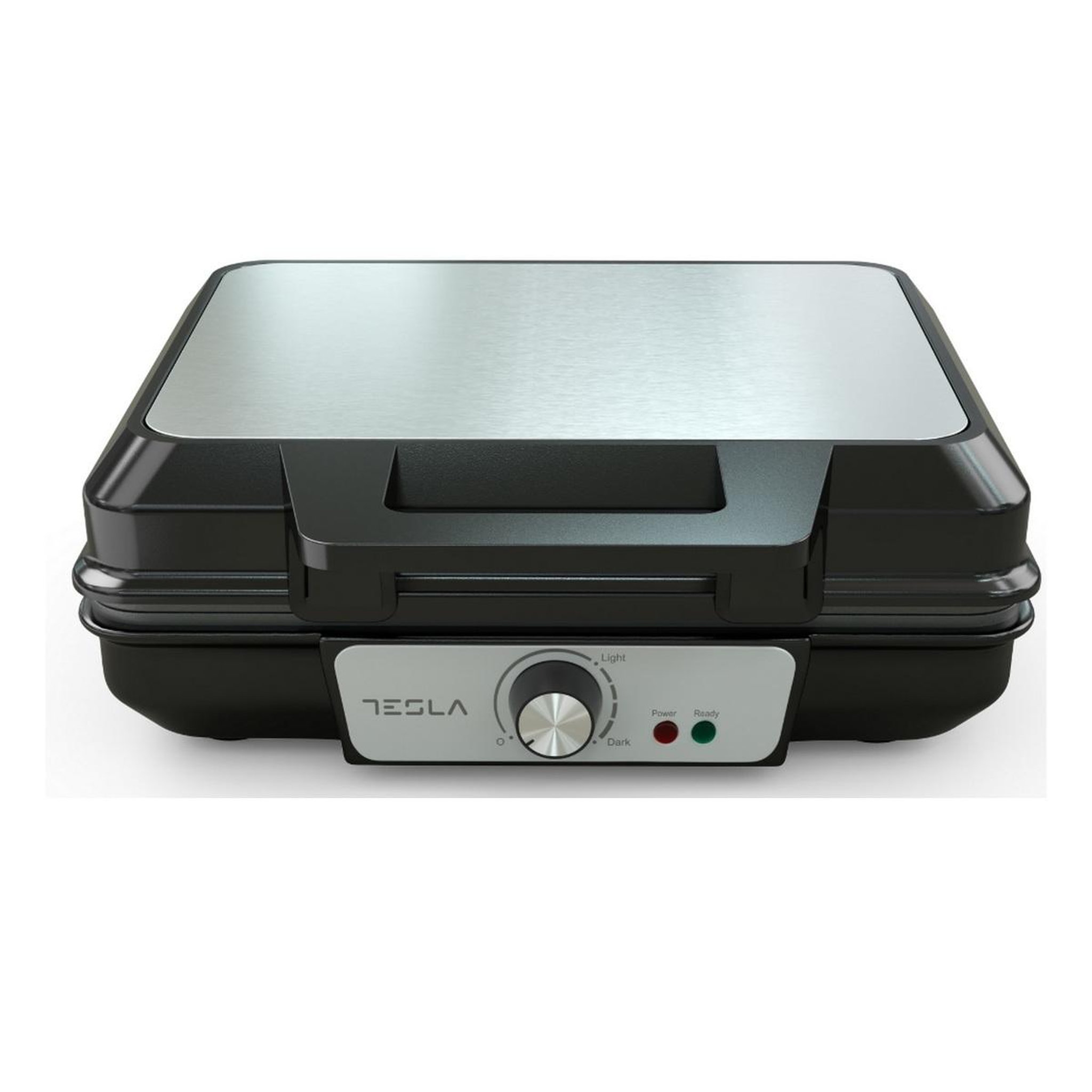 Voir la diapositive 2 : TESLA Gaufrier 1000w inox - WM200BX