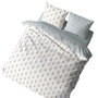 Voir la diapositive 1 : COTE DECO Parure de lit Amador - Microfibre 72 g/m² - 220 x 240 cm - Bleu