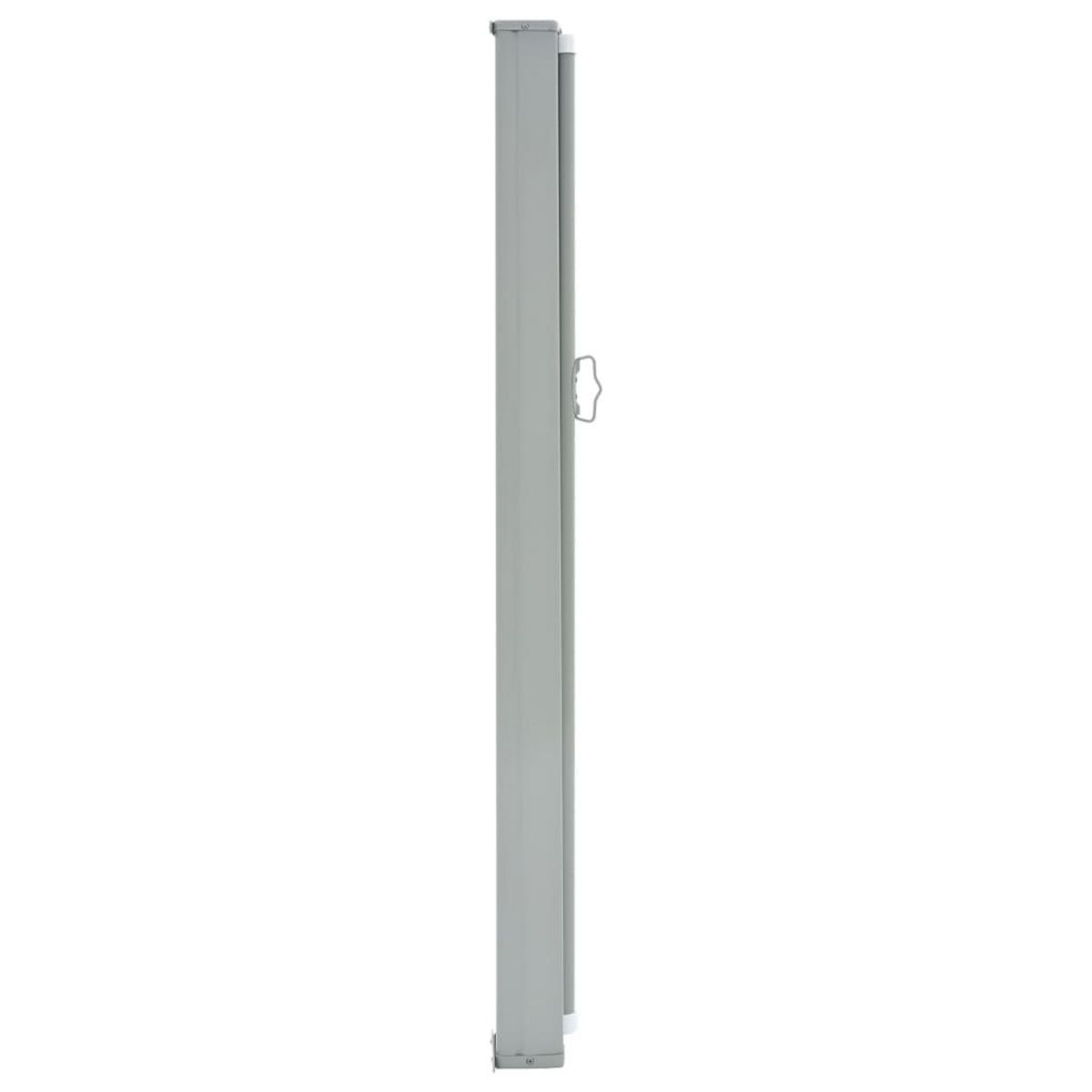 VIDAXL Auvent lateral retractable de patio 160 x 300 cm Blanc casse