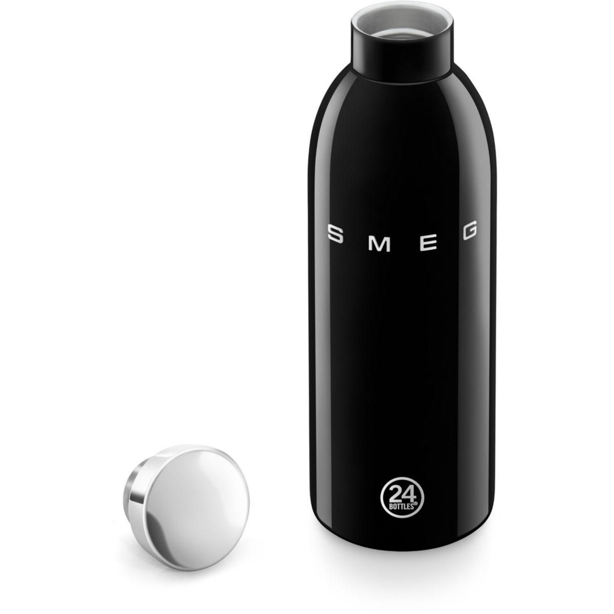 SMEG Gourde isotherme 0.5l en acier inoxydable noir - WBF01BL