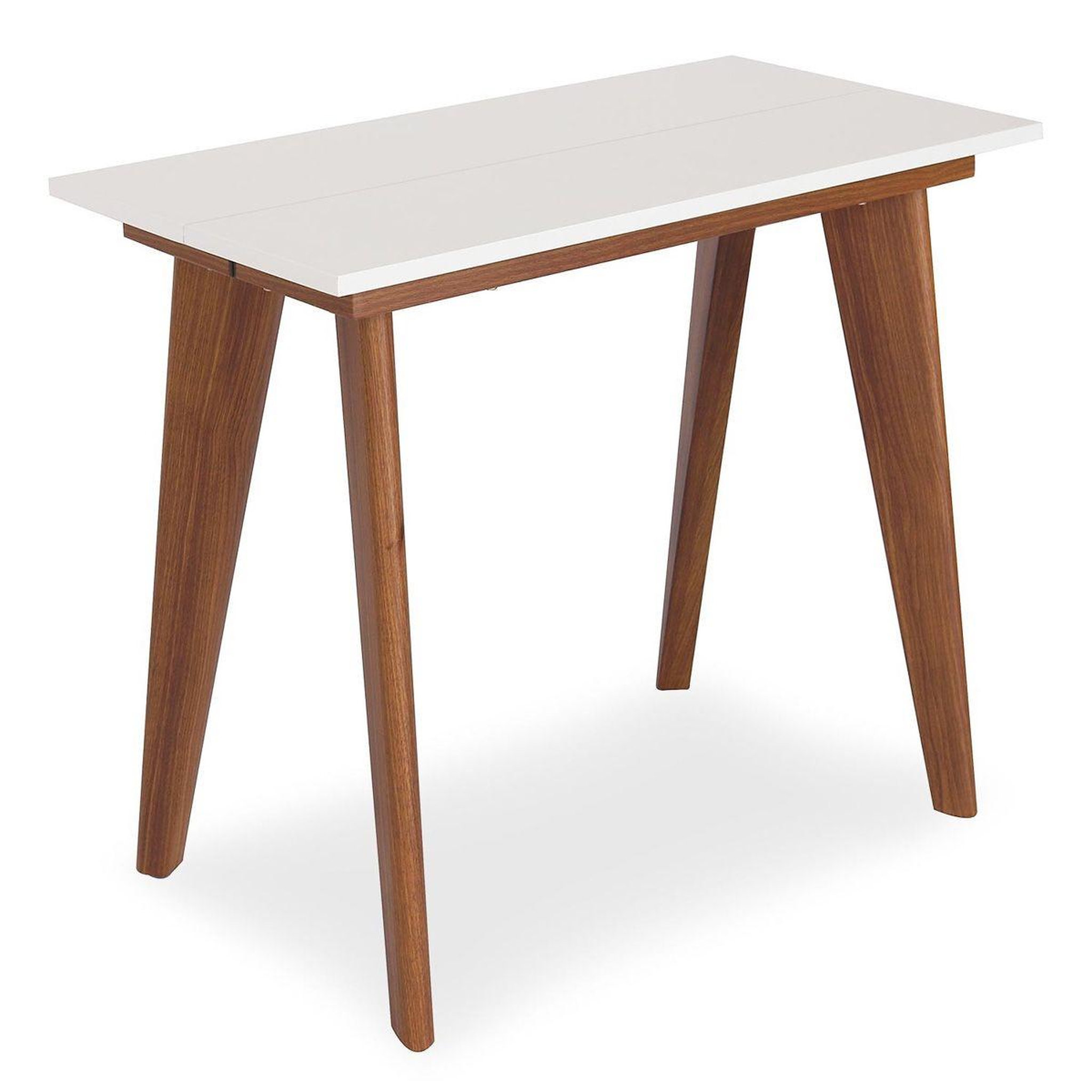 Voir la diapositive 1 : Paris Prix Table Console Extensible  Ève  45-195cm Blanc