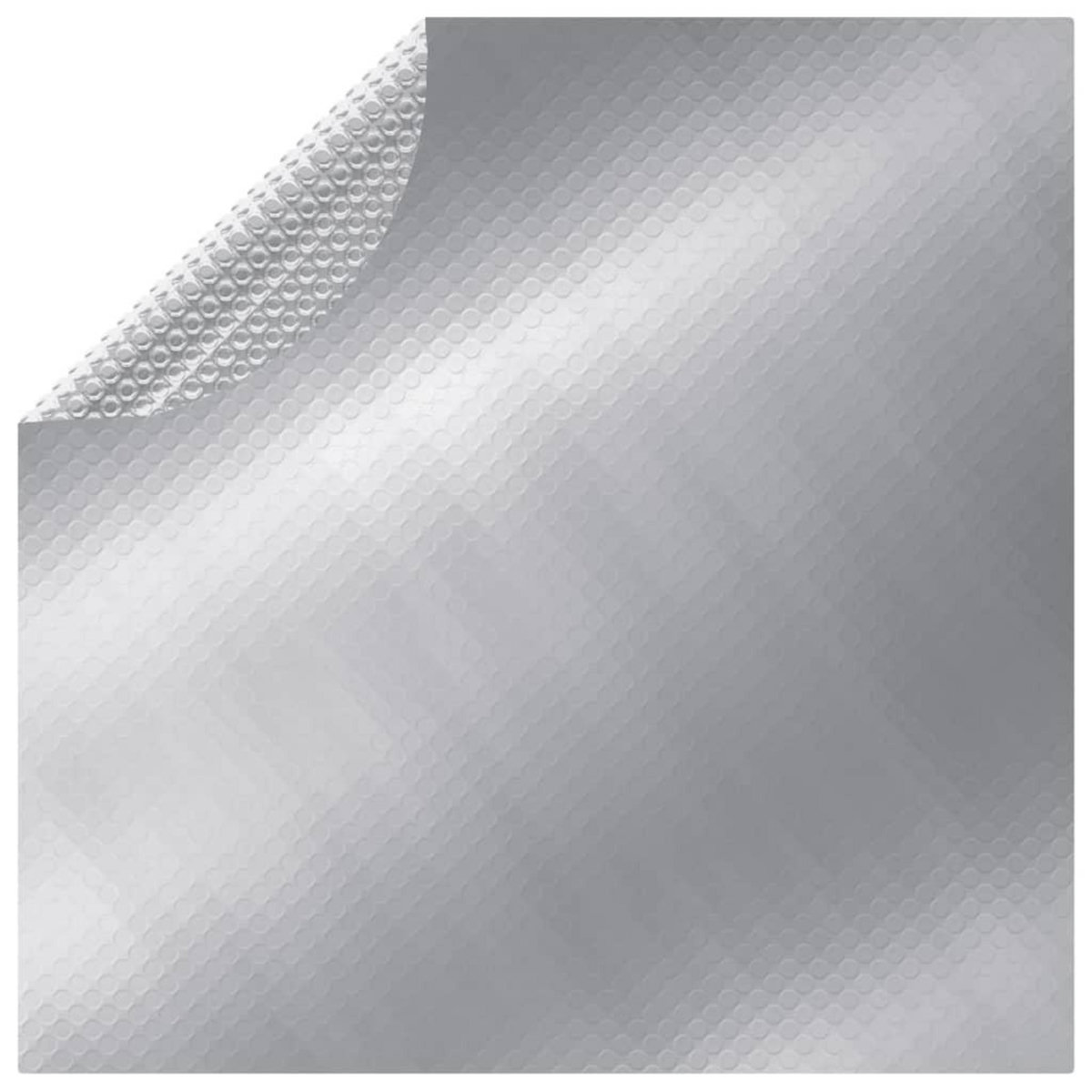 VIDAXL Couverture de piscine Argente 455 cm PE