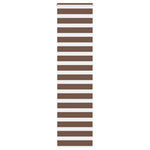 VIDAXL Store zebre marron 65x230 cm largeur du tissu 60,9 cm polyester