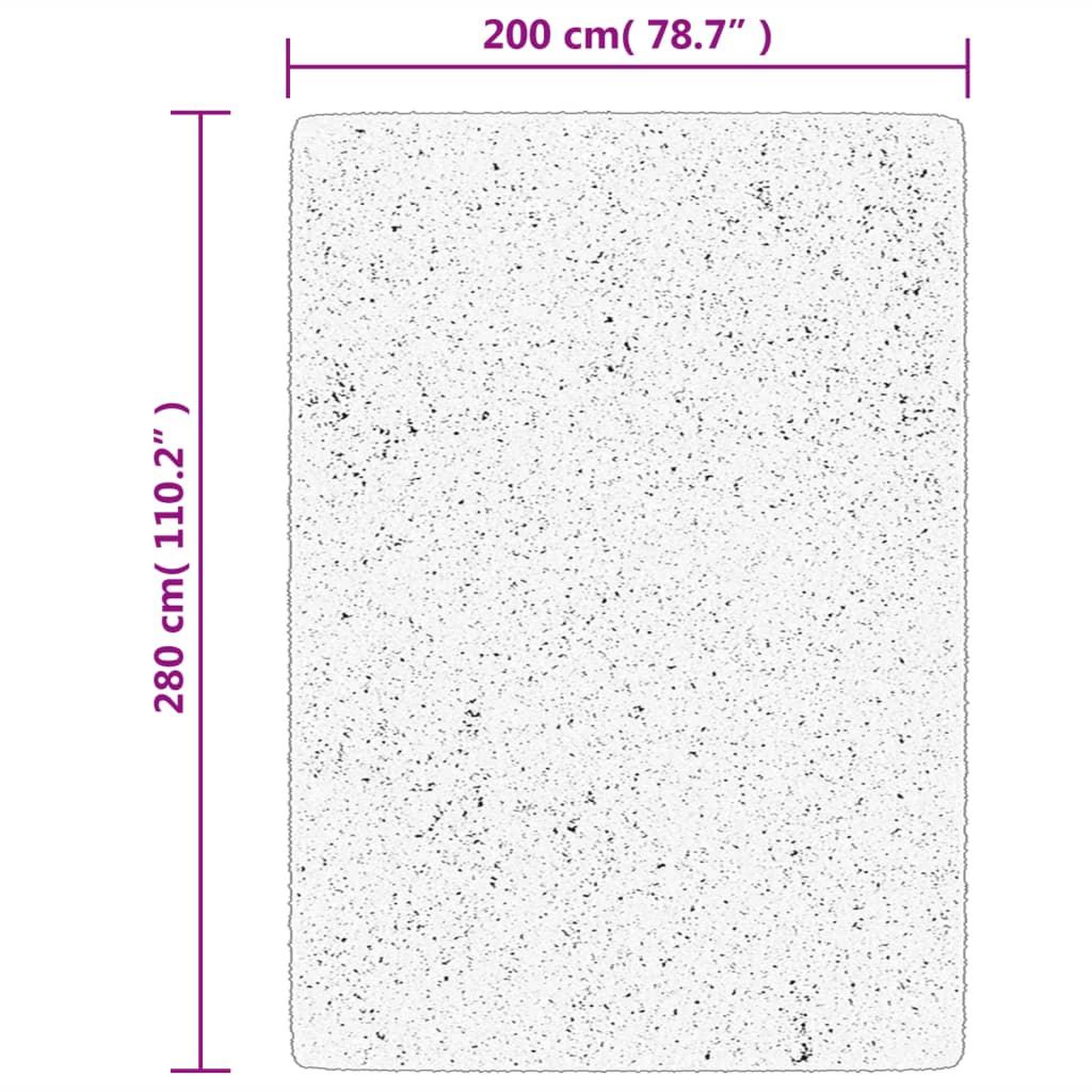 Voir la diapositive 6 : VIDAXL Tapis HUARTE a poils courts doux lavable vert foret 200x280 cm