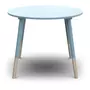 Set enfant 1 table 2 chaises bleu LINIA