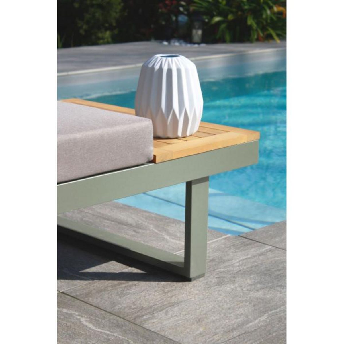 Paris Prix Salon de Jardin Modulable 4 Places  Tokyo  175cm Kaki