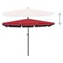 Voir la diapositive 3 : VIDAXL Parasol de jardin avec mat 210x140 cm Rouge bordeaux
