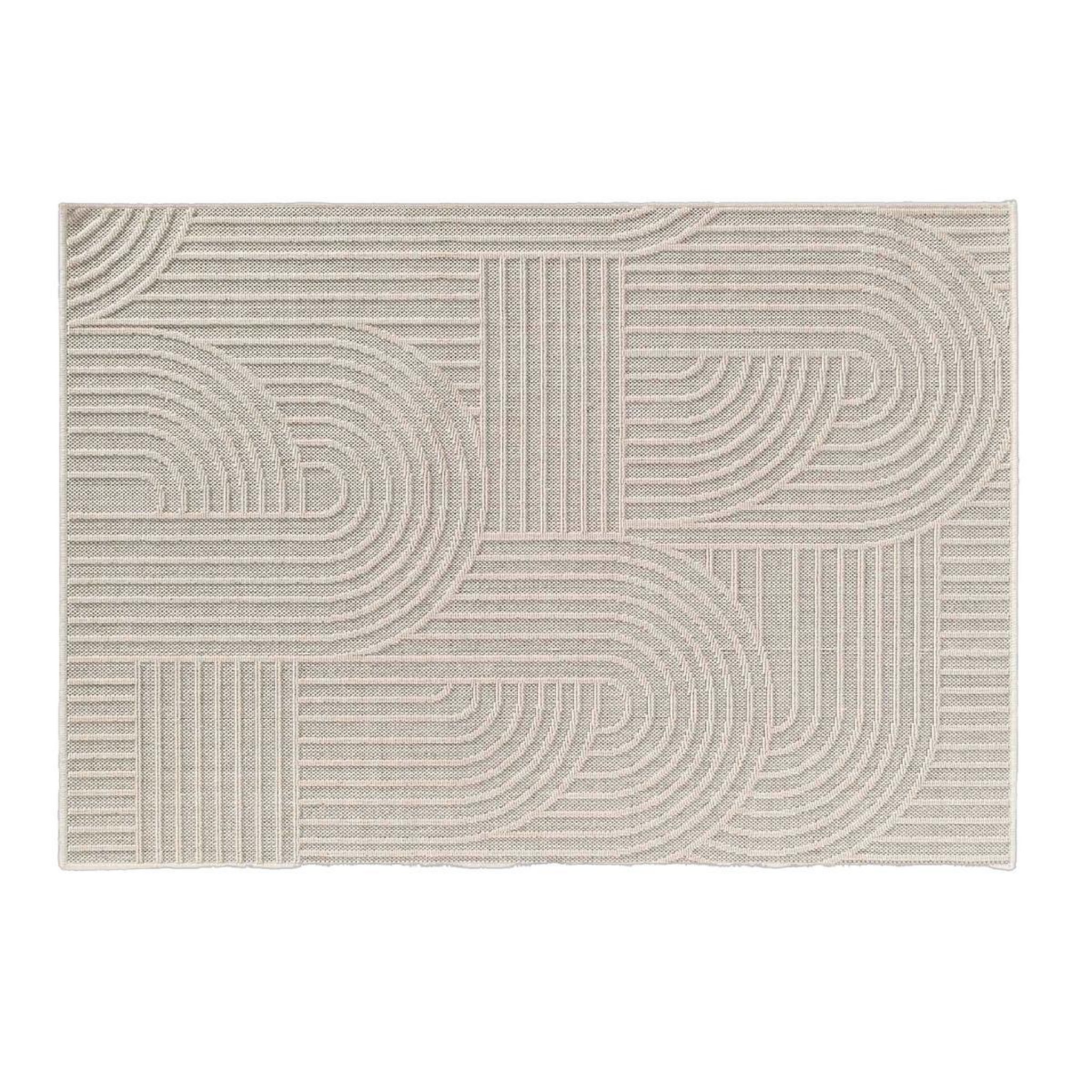 Douceur d'Intérieur Tapis déco tissé  ezio  120x170cm naturel