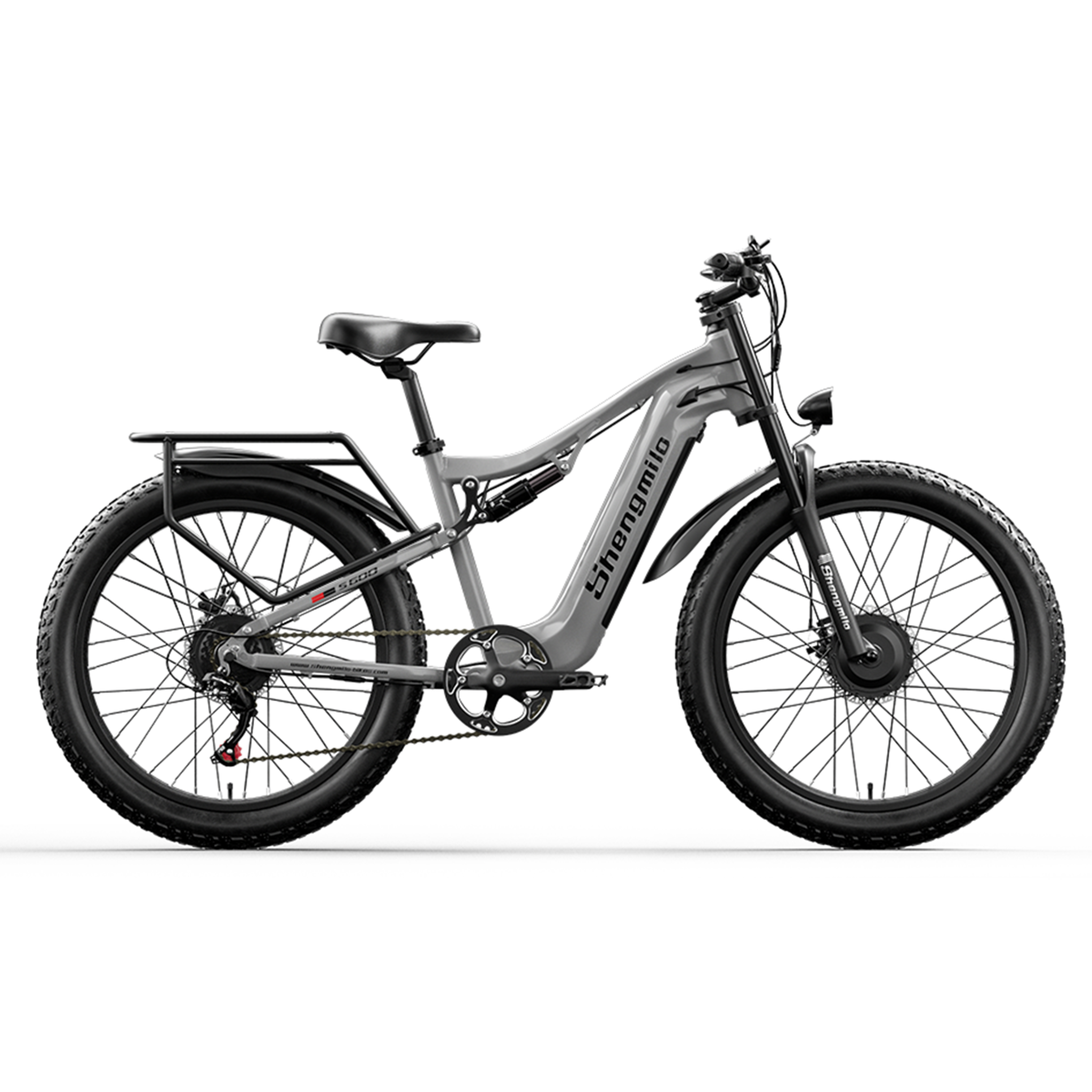 SHENGMILO VTT électrique Shengmilo S600 26  à double moteur 48 V 17,5 Ah