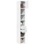 Voir la diapositive 3 : VIDAXL Armoire de rangement mince blanc 30x42,5x225 cm