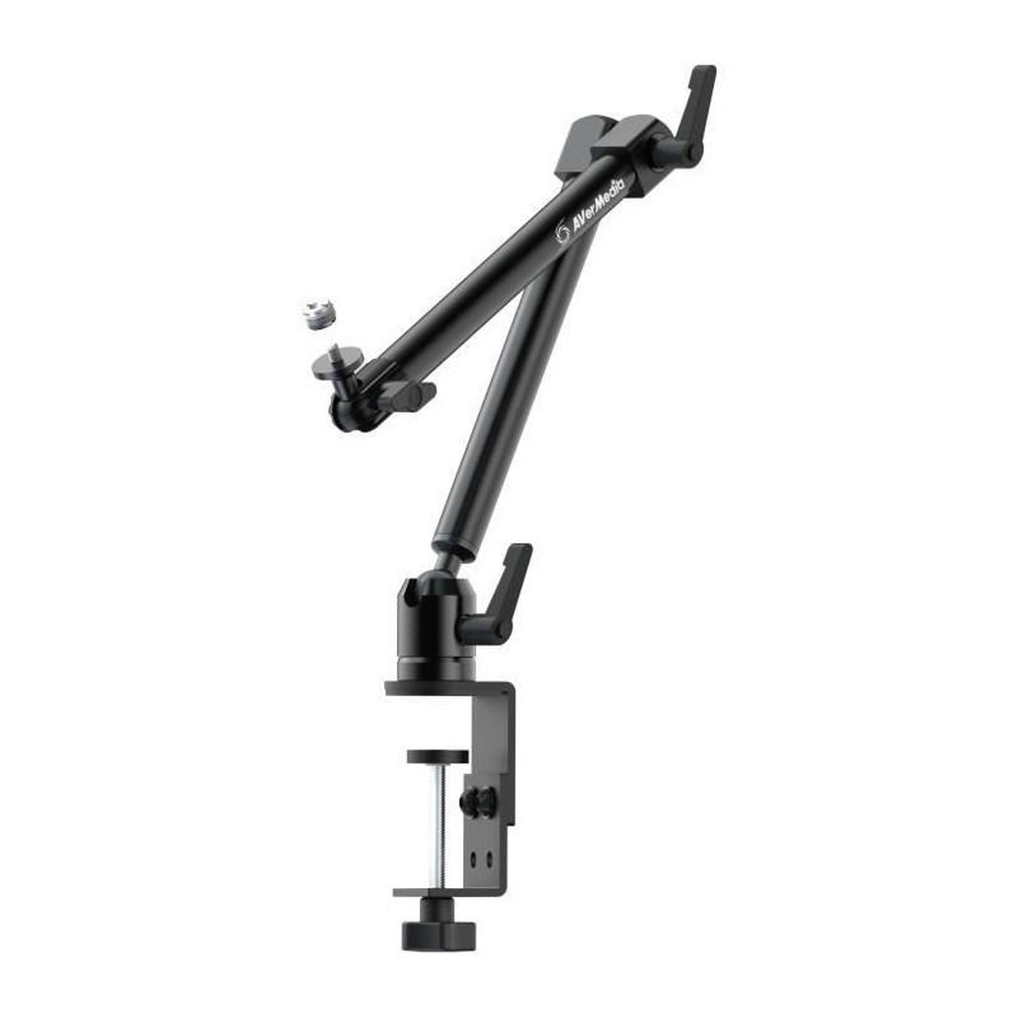 Voir la diapositive 3 : Avermedia Bras de Micro - AVERMEDIA - Streamer Arm BA311L - Solide - Charge 1.5kg - Fixation Manuelle