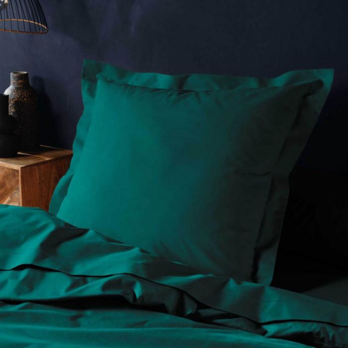 Paris Prix Taie d'Oreiller  Lina  63x63cm Emeraude