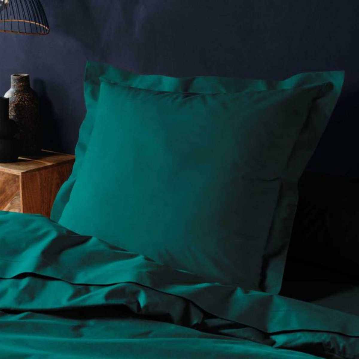 Paris Prix Taie d'Oreiller  Lina  63x63cm Emeraude