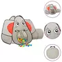 VIDAXL Tente de jeu pour enfants 250 balles Elephant Gris 174x86x101cm