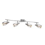 GLOBO Plafonnier design Carson - Argent chromé