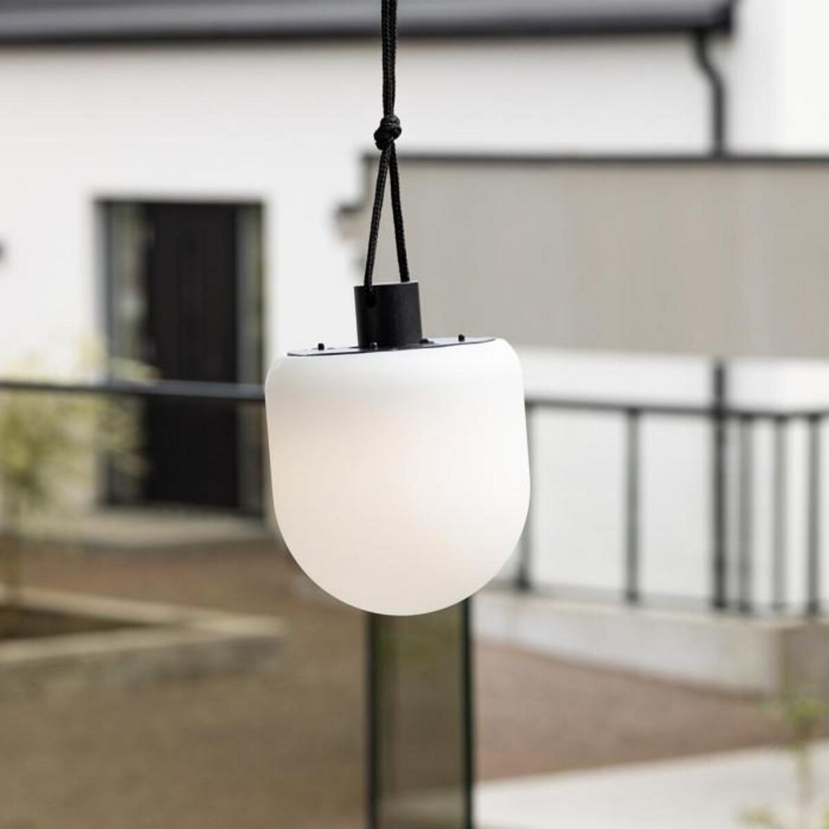 Paris Prix Lampe Suspension d'Extérieur à LED  Colie  21cm Noir