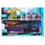 Voir la diapositive 5 : MATTEL Super transporteur et petite voiture Hot wheels