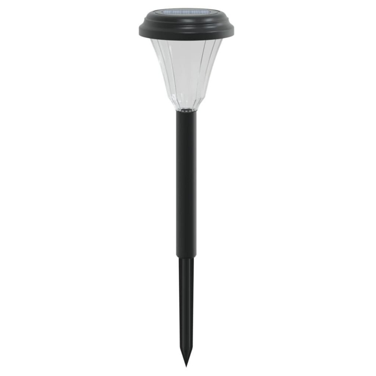 VIDAXL Lampes solaires d'allees et piquets de sol 12 pcs blanc