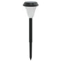 Voir la diapositive 4 : VIDAXL Lampes solaires d'allees et piquets de sol 12 pcs blanc