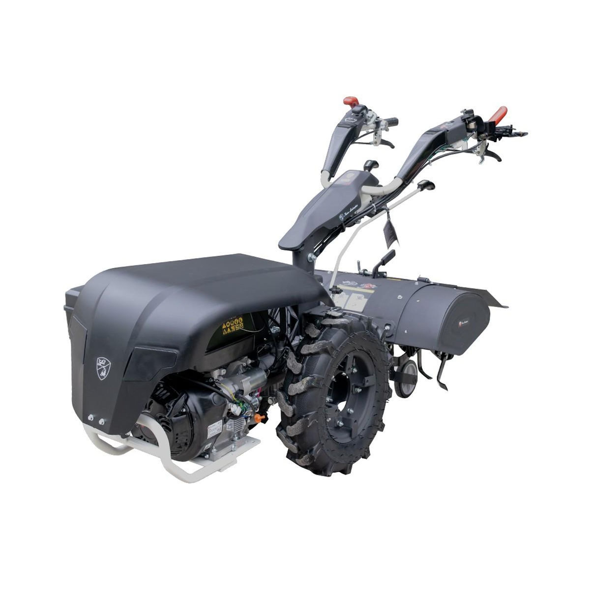 BY TONINO LAMBORGHINI GARDEN MACHINERY Motoculteur thermique Agricole 18CV 500cc 4T Démarrage électrique Fraise rotative 800mm Guidon réglable Tonino Lamborghini