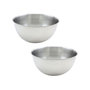 Voir la diapositive 1 : Fackelmann Ensemble de 2 Bols à mixer en inox de 20,5 cm de diamètre Fackelmann Basic