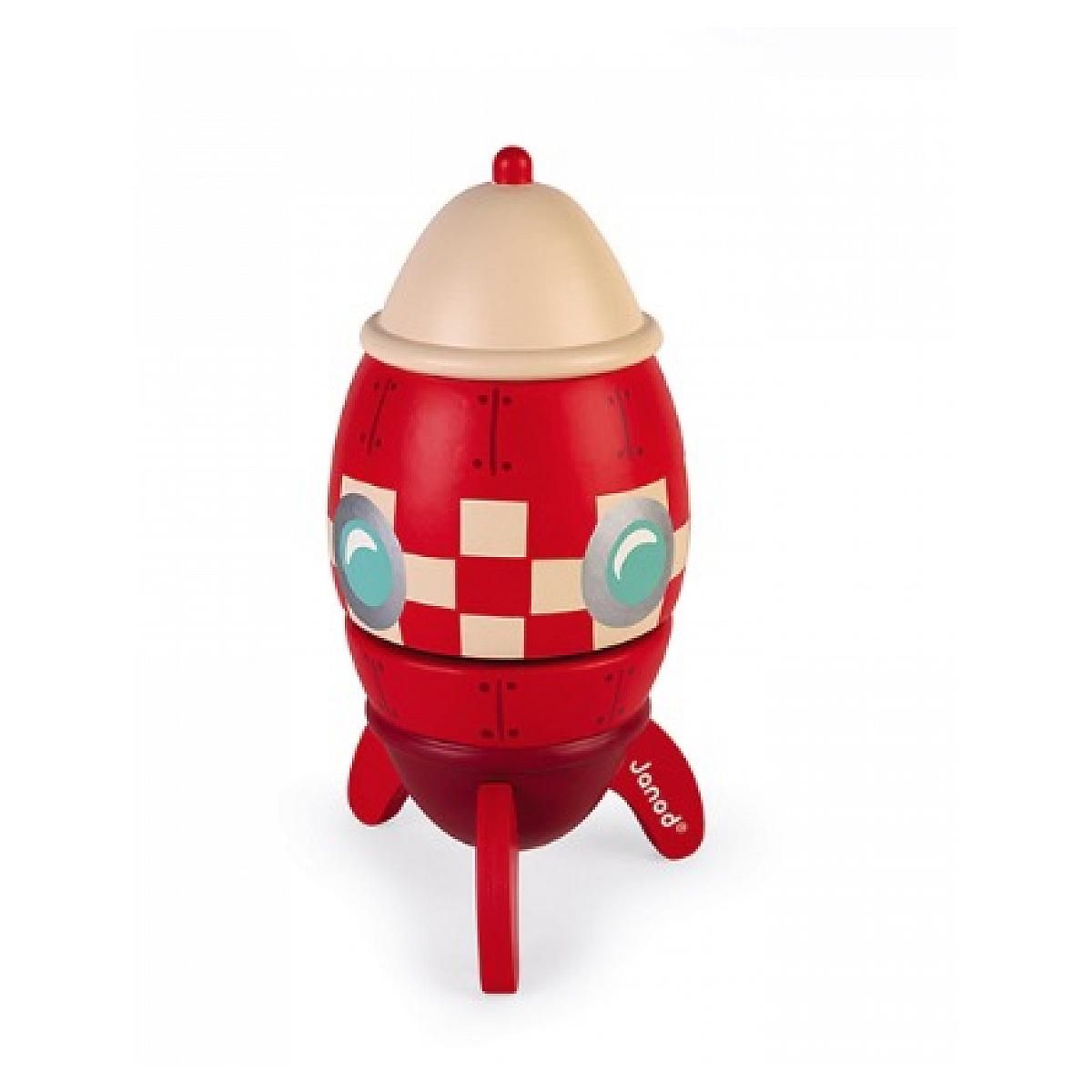 Juratoys-Janod Boite a musique fusee rouge  janod