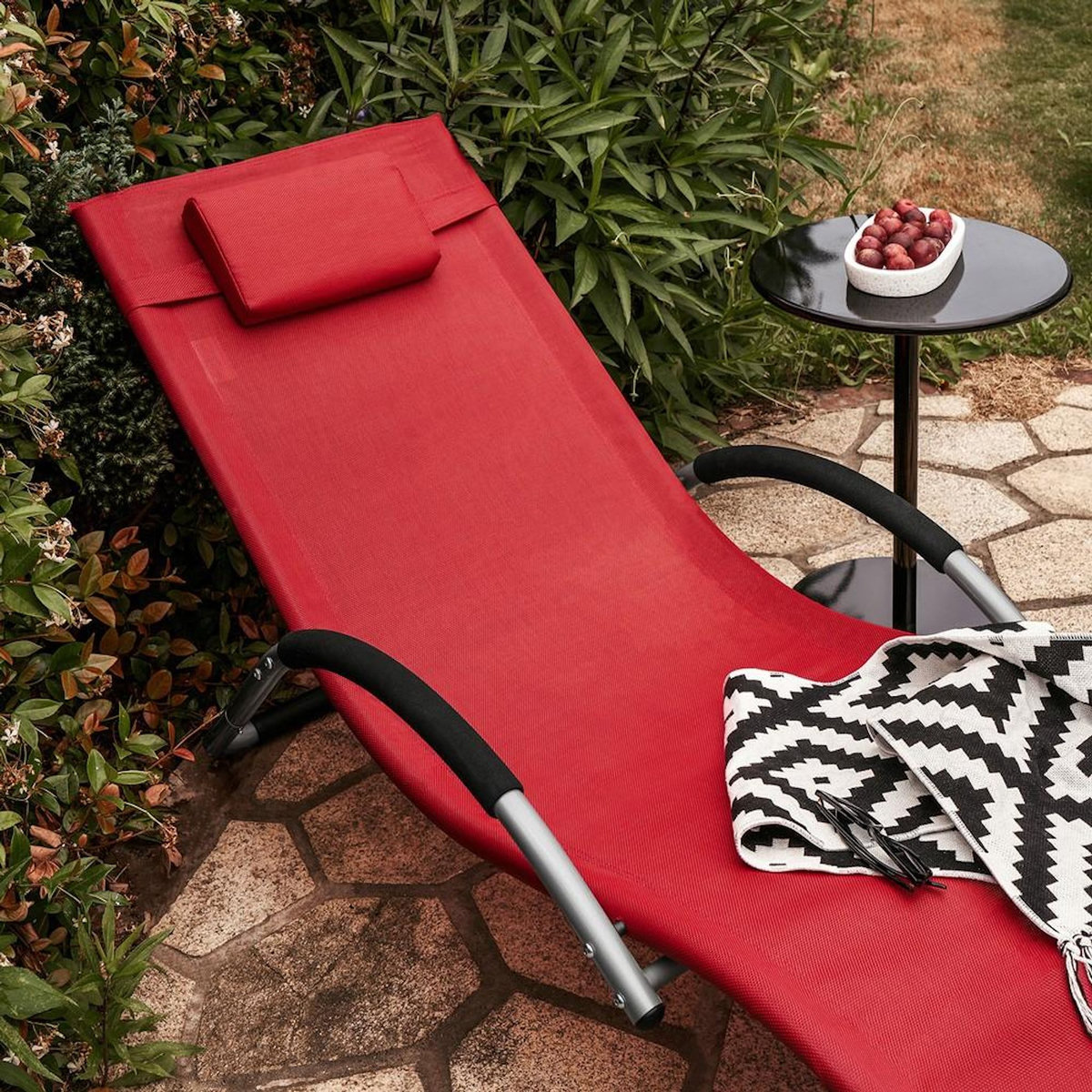 SOBUY SoBuy - Chaise Longue Portable - Moderne - OGS38