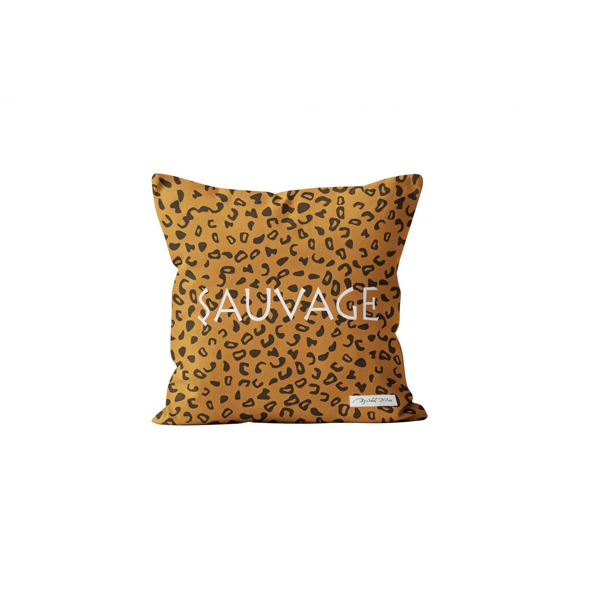 SOLEIL D'OCRE Housse de coussin SAUVAGE, par Soleil d'Ocre