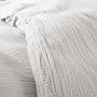 Voir la diapositive 2 : COTON PUR Parure de draps 4 pièces  Noah  Gaze de Coton pour lit 2 Places 160 cm
